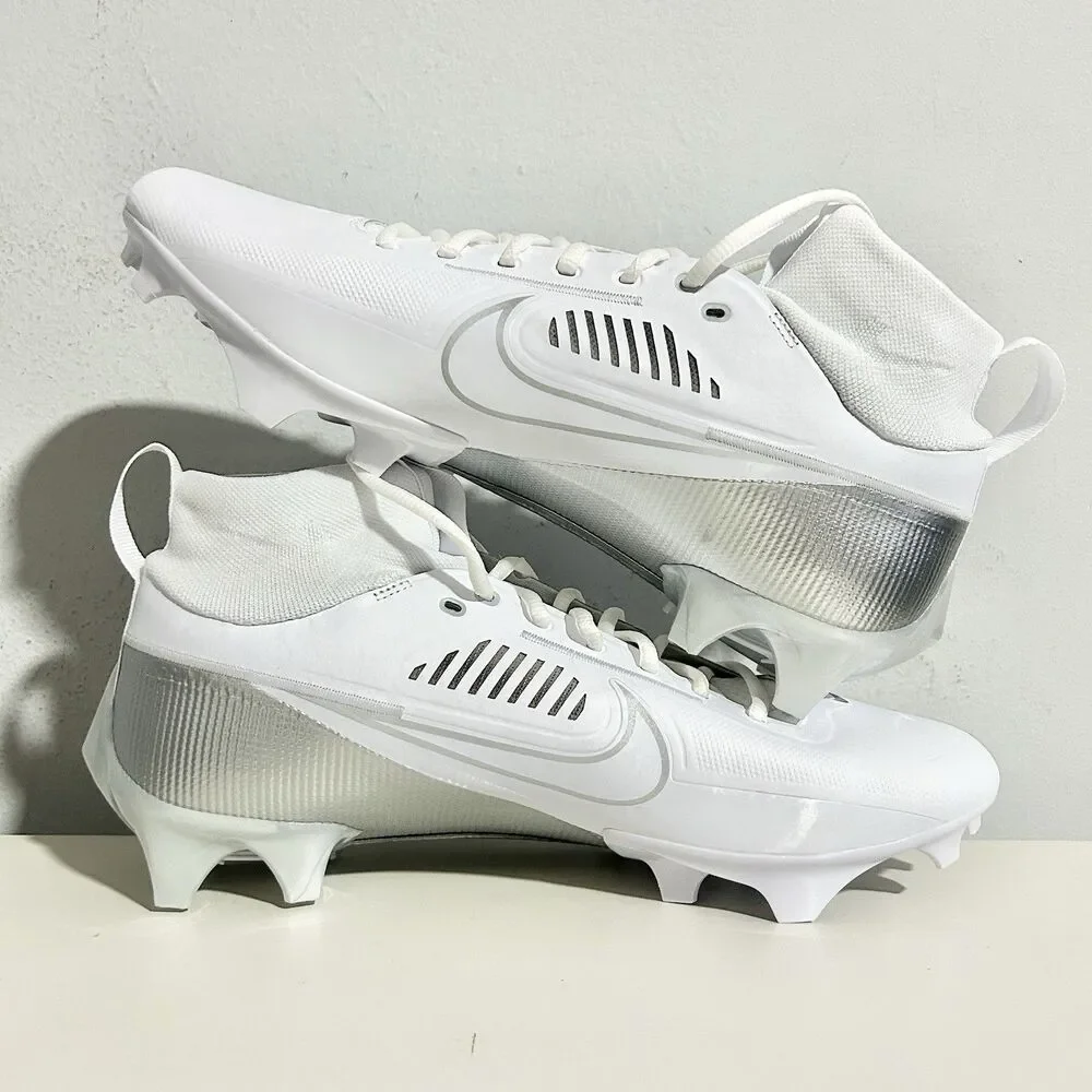 Nike Vapor Edge Pro 360 2 “White Silver” Men’s Size 11.5 Football Cleats